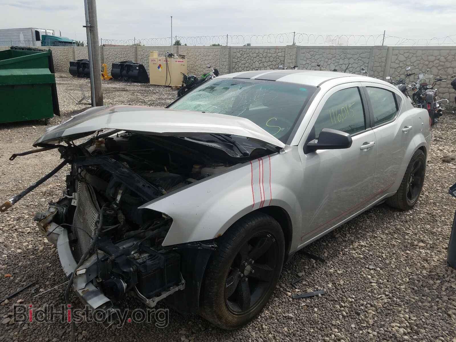 2011 DODGE AVENGER - VIN: 1B3BD4FB7BN588161 - Фото 2