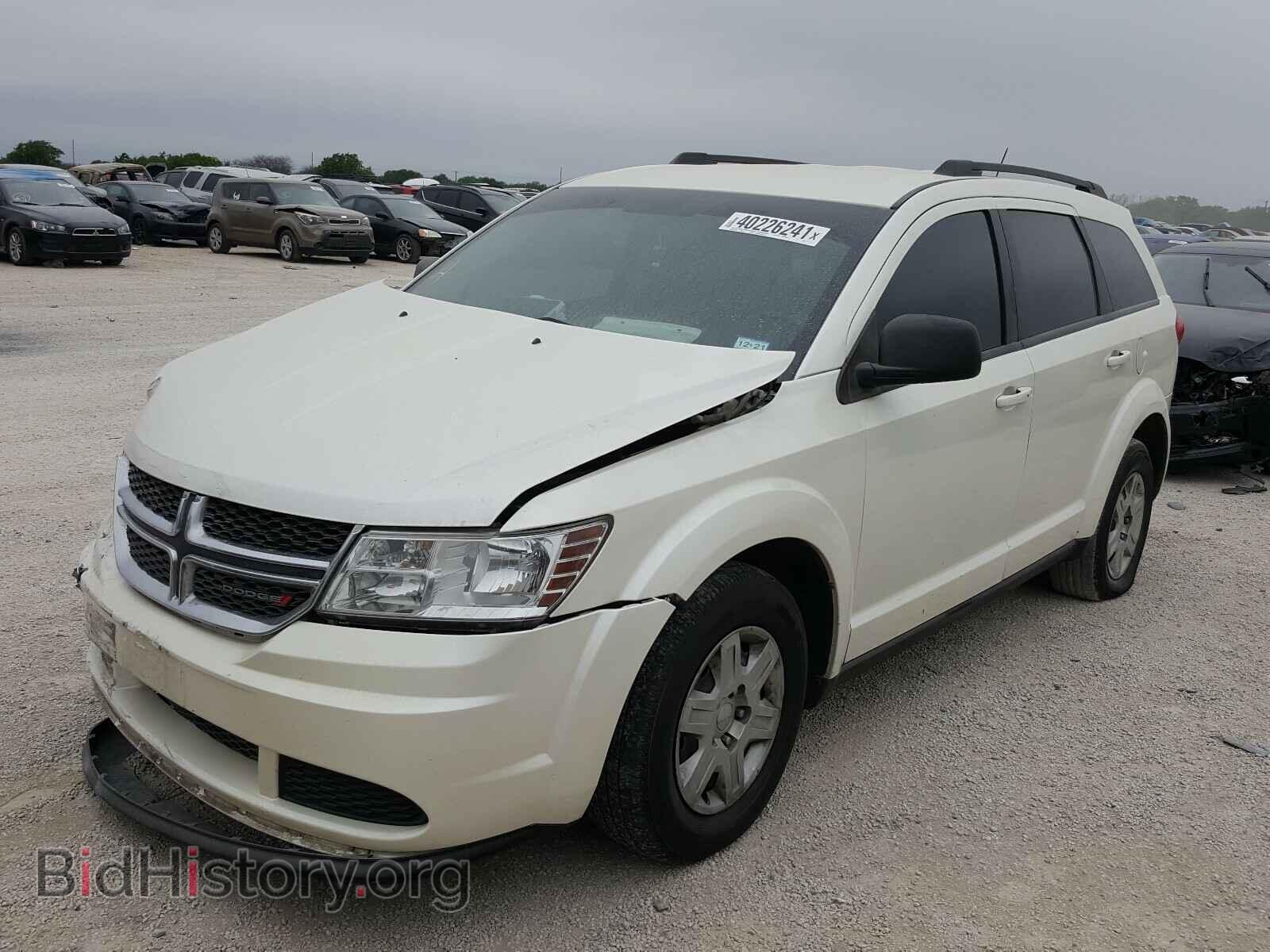 2012 DODGE JOURNEY - VIN: 3C4PDCAB1CT356193 - Фото 2