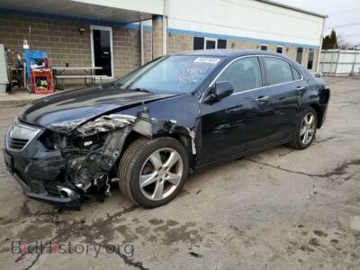 2012 Acura TSX Tech, черный — VIN JH4CU2F6XCC012182, Copart