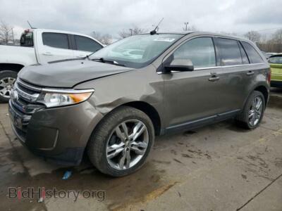2012 Ford EDGE Limited, бежевый — VIN 2FMDK4KC6CBA62396, Copart