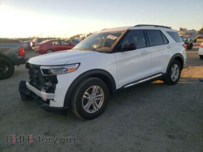 2021 Ford EXPLORER Explorer X, white — VIN 1FMSK7DH3MGB02428, Copart