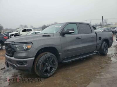 2022 RAM 1500 Big Horn/Lone Star, серый — VIN 1C6SRFFT0NN283598, Copart