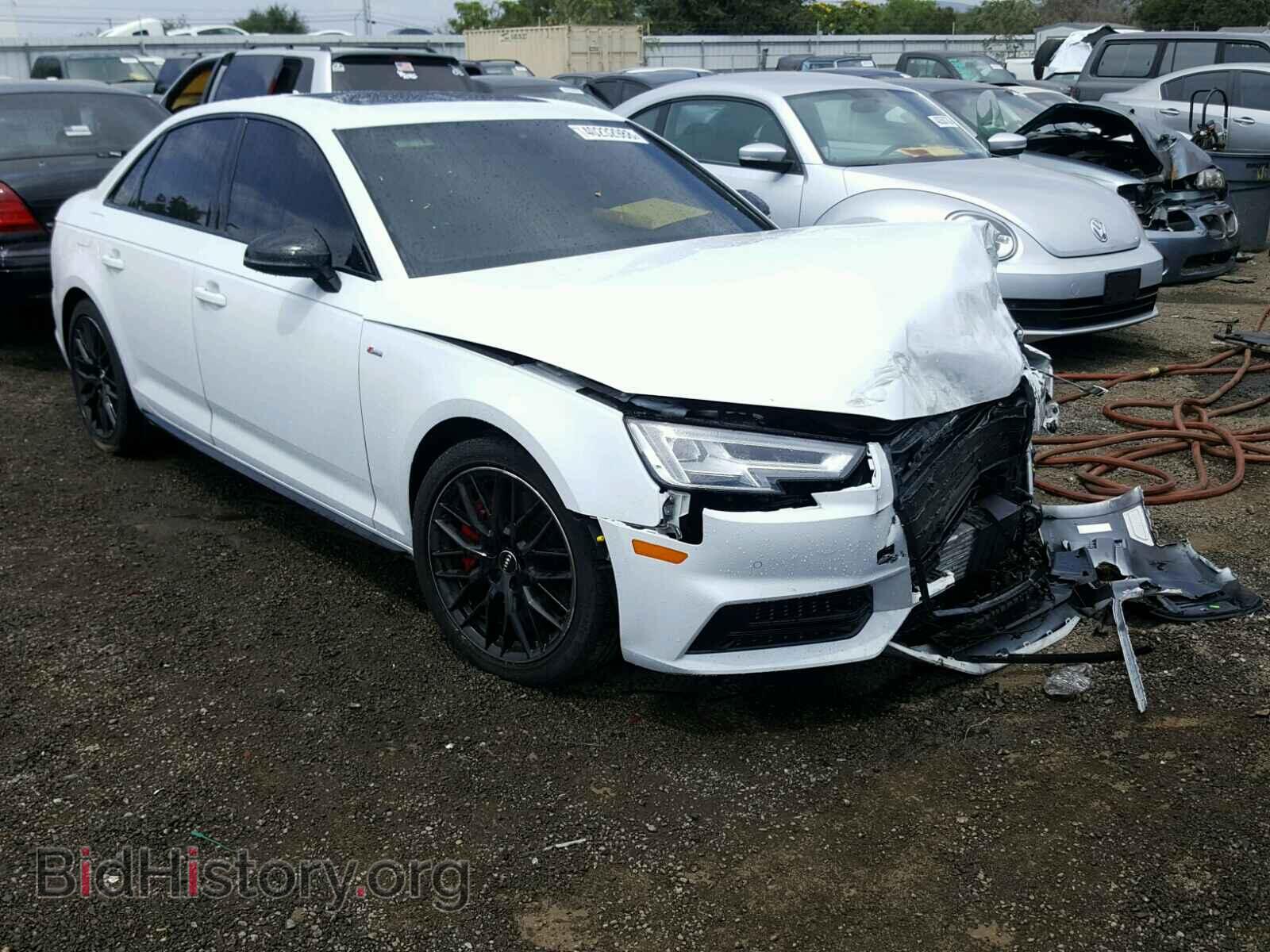 Фотография WAUENAF44JA054787 - AUDI A4 2018