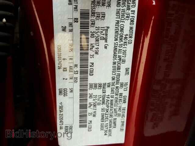 2014 FORD FOCUS - VIN: 1FADP3K23EL197304 - Photo 10