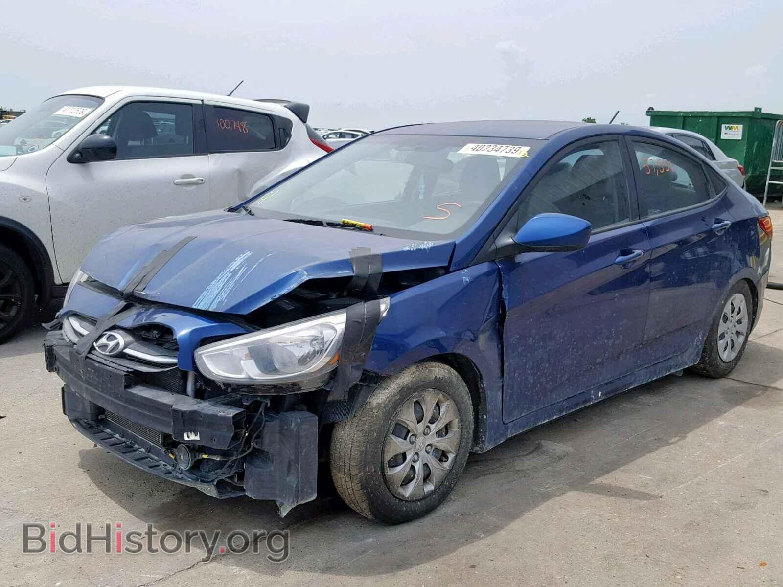 2016 HYUNDAI ACCENT - VIN: KMHCT4AE0GU094479 - Фото 2