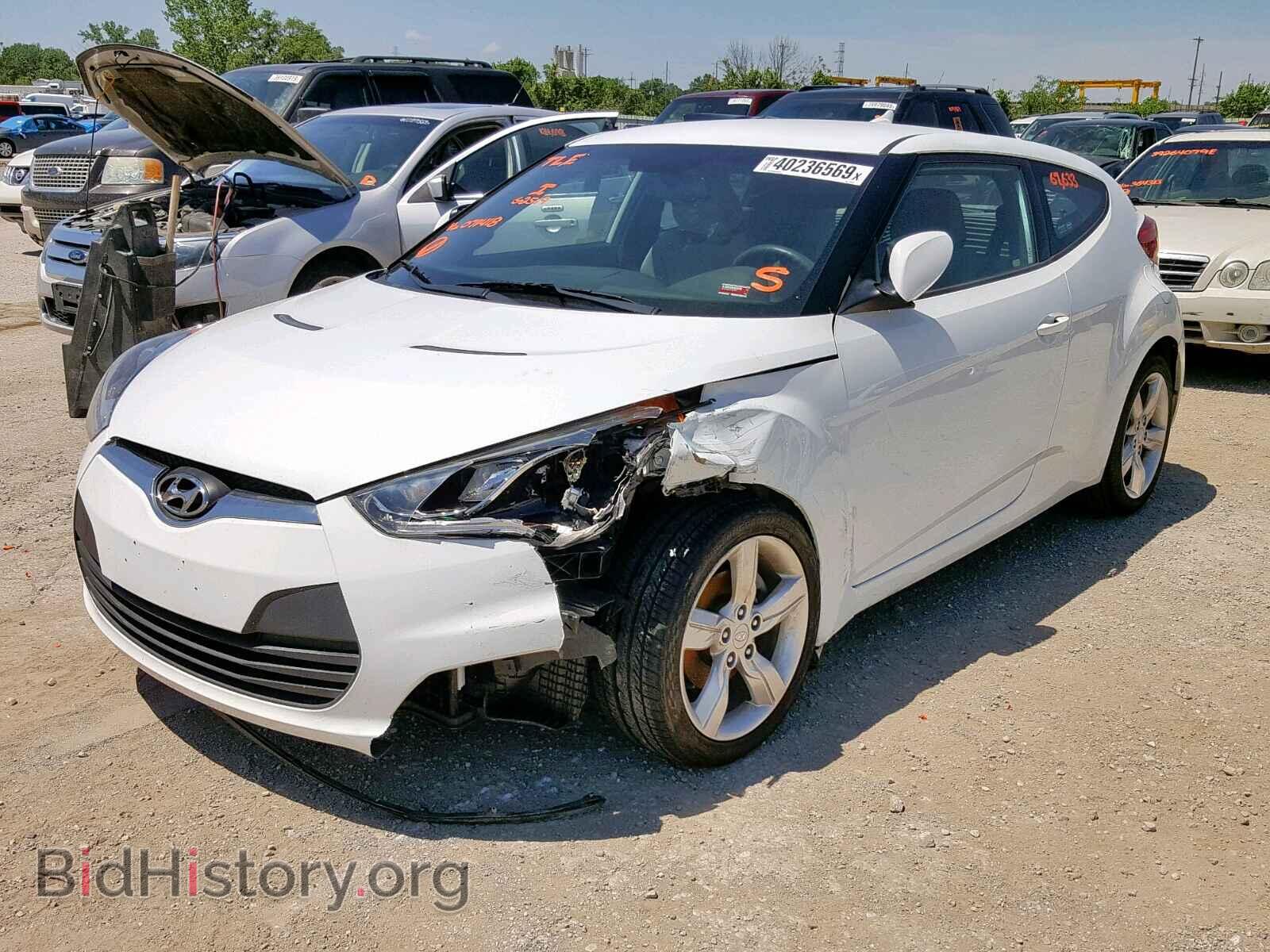 2012 HYUNDAI VELOSTER - VIN: KMHTC6AD1CU071418 - Фото 2