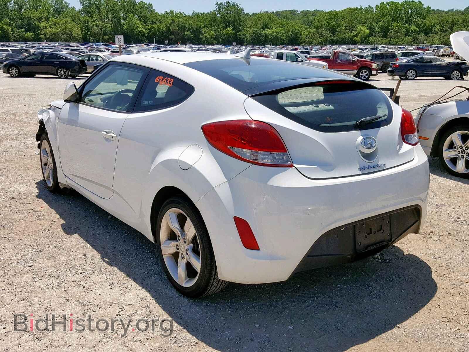 2012 HYUNDAI VELOSTER - VIN: KMHTC6AD1CU071418 - Фото 3