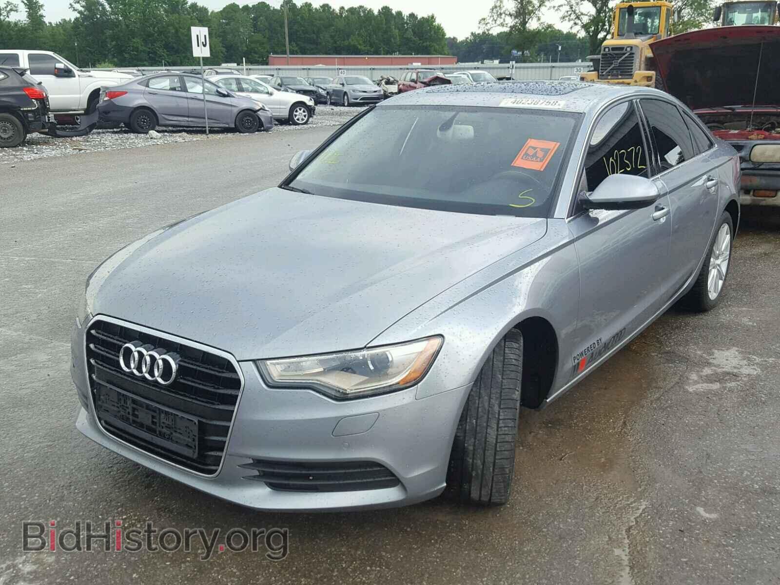 2013 AUDI A6 - VIN: WAUDFAFC7DN077459 - Фото 2