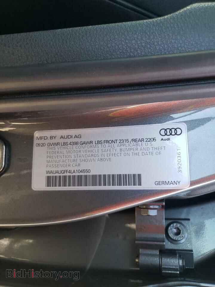2020 AUDI A3 - VIN: WAUAUGFF4LA104550 - Photo 10