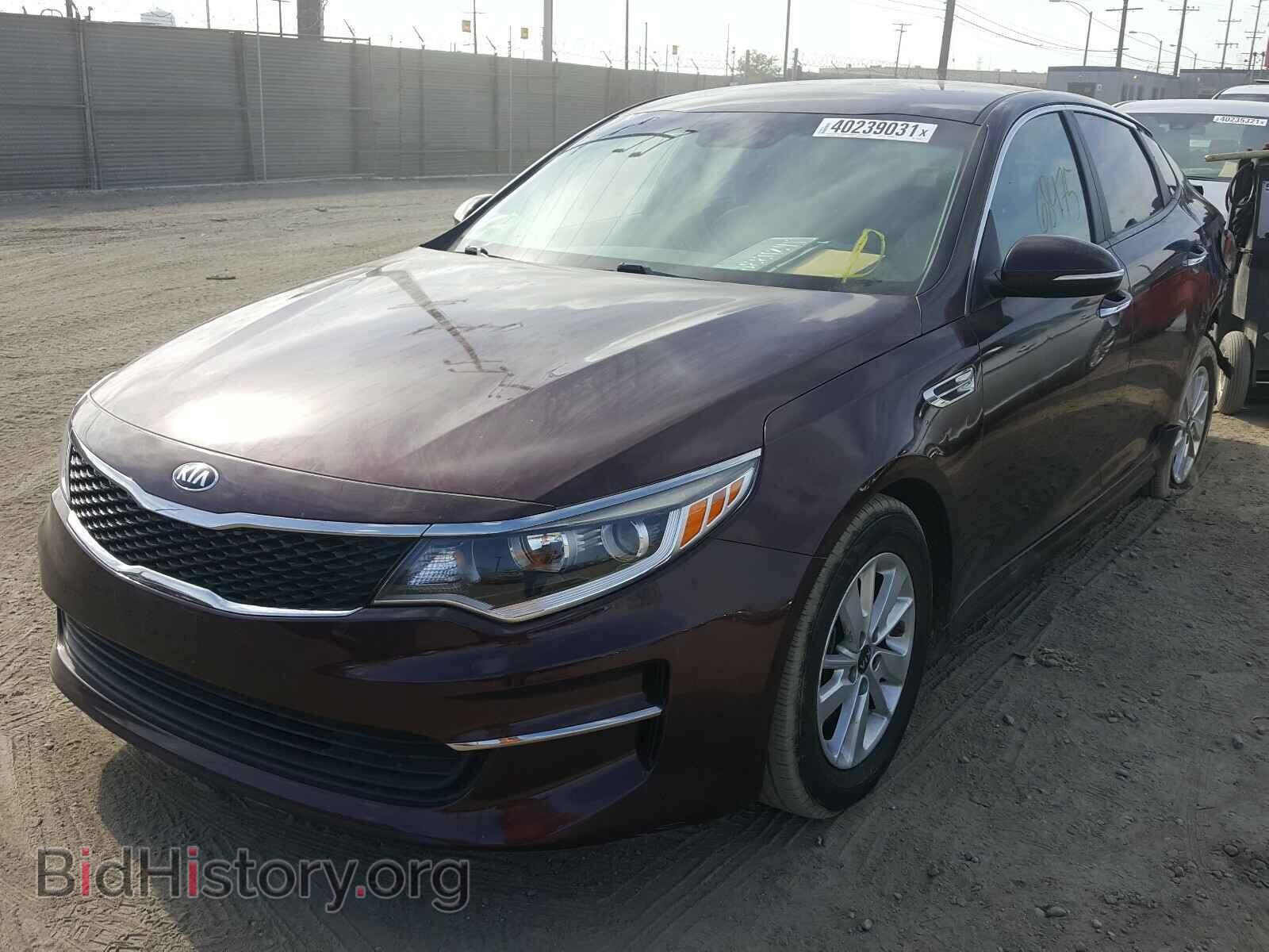 2016 KIA OPTIMA - VIN: 5XXGT4L31GG109322 - Фото 2