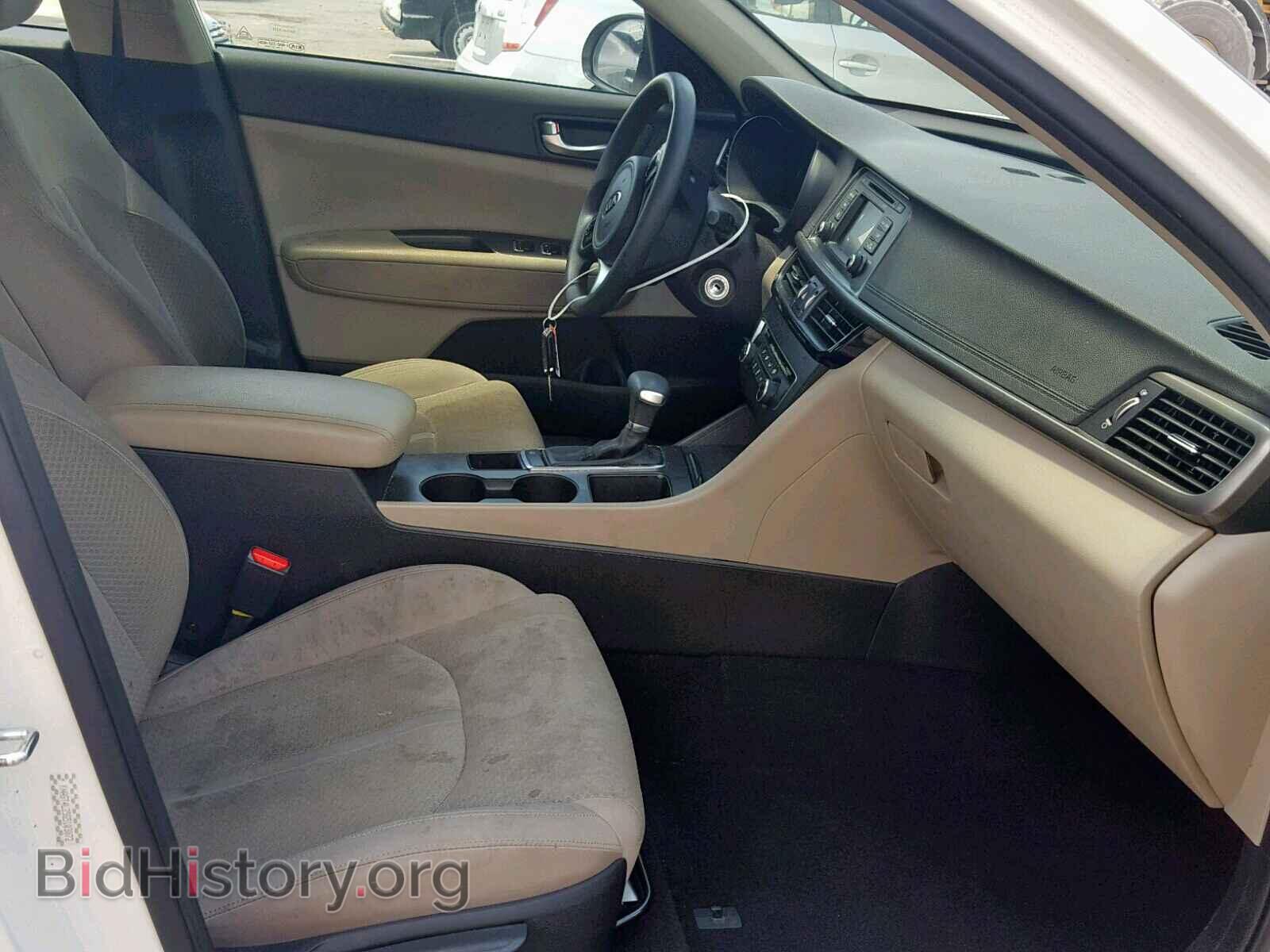 2016 KIA OPTIMA LX - VIN: KNAGT4L35G5103072 - Фото 5