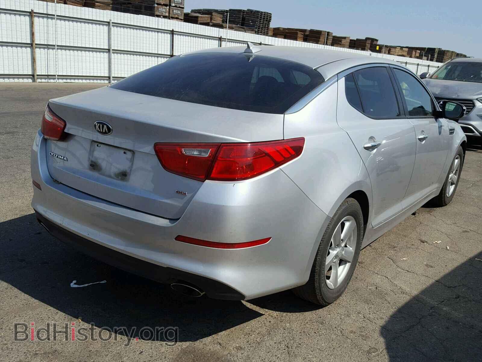 2014 KIA OPTIMA - VIN: KNAGM4A72E5492785 - Photo 4