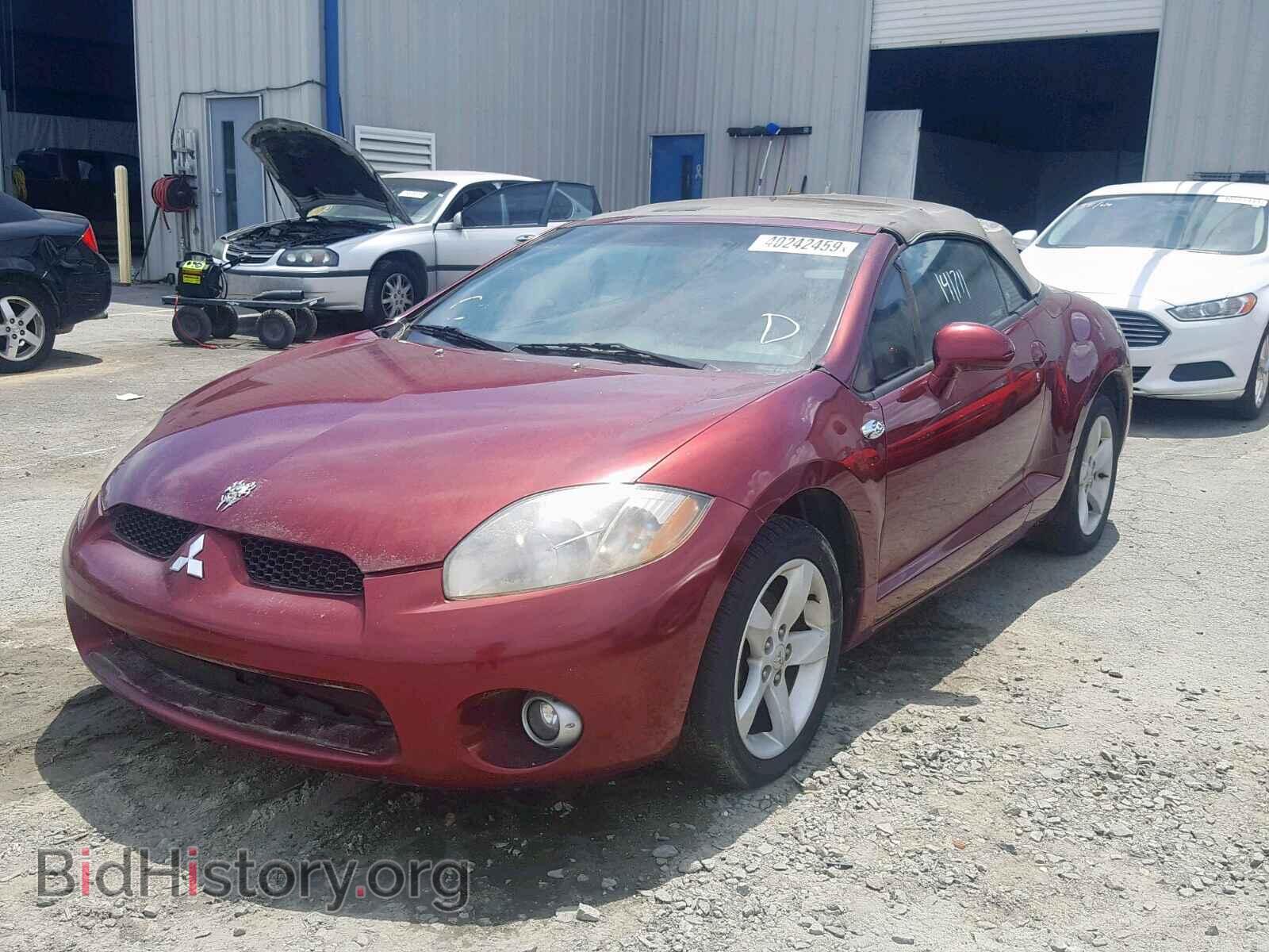 2007 MITSUBISHI ECLIPSE - VIN: 4A3AL25F17E050825 - Фото 2