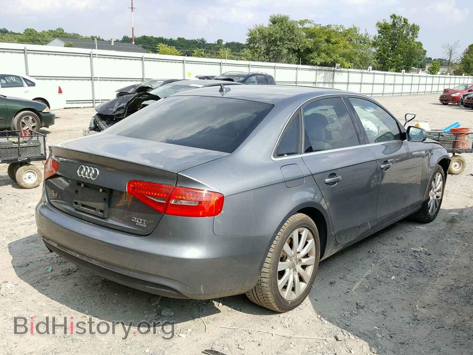 2013 AUDI A4 - VIN: WAUBFAFL7DA164647 - Фото 4