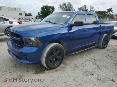 2018 RAM 1500 ST, blue — VIN 1C6RR6KG9JS280590, Copart