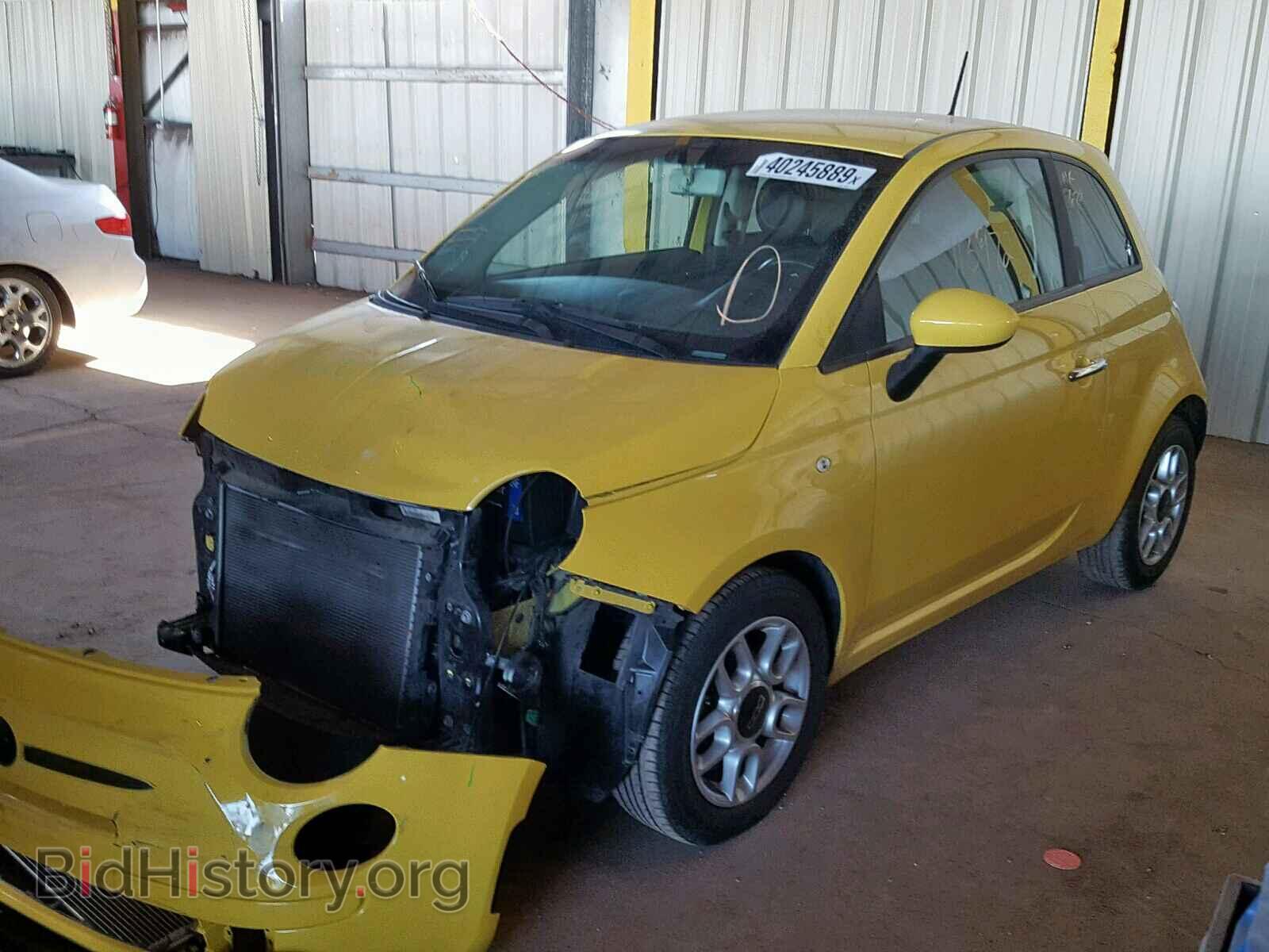 2013 FIAT 500 - VIN: 3C3CFFAR9DT646498 - Фото 2