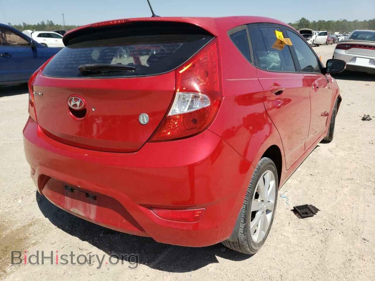 2013 HYUNDAI ACCENT - VIN: KMHCU5AE6DU091486 - Фото 4