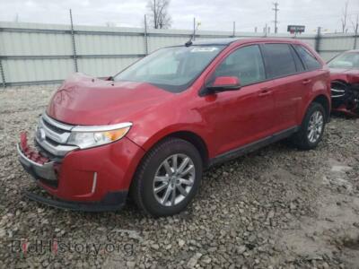 2012 Ford EDGE Edge SEL, red — VIN 2FMDK4JC6CBA88613, Copart