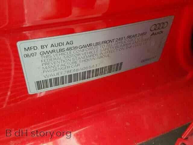 2008 AUDI A4 - VIN: WAUEF78E48A055437 - Photo 10