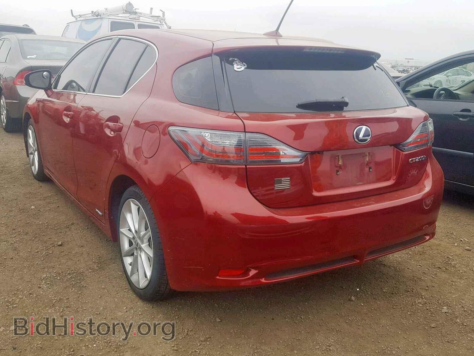 2011 LEXUS CT 200 - VIN: JTHKD5BH2B2010970 - Фото 3