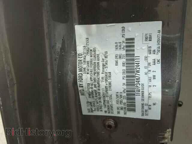 2007 FORD FOCUS - VIN: 1FAFP34N77W244111 - Фото 10