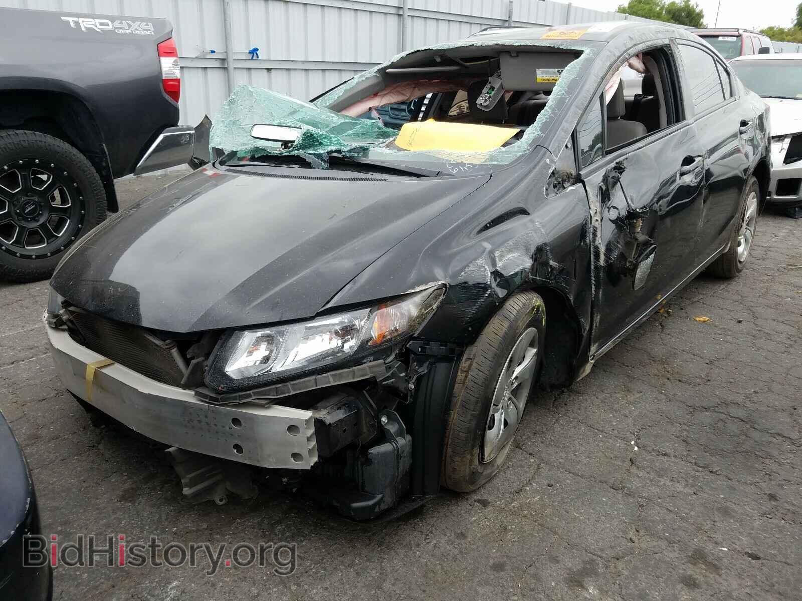 2013 HONDA CIVIC - VIN: 19XFB2F50DE278672 - Фото 2