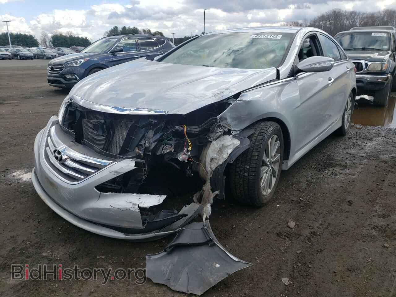 2014 HYUNDAI SONATA - VIN: 5NPEC4AC0EH902039 - Фото 2