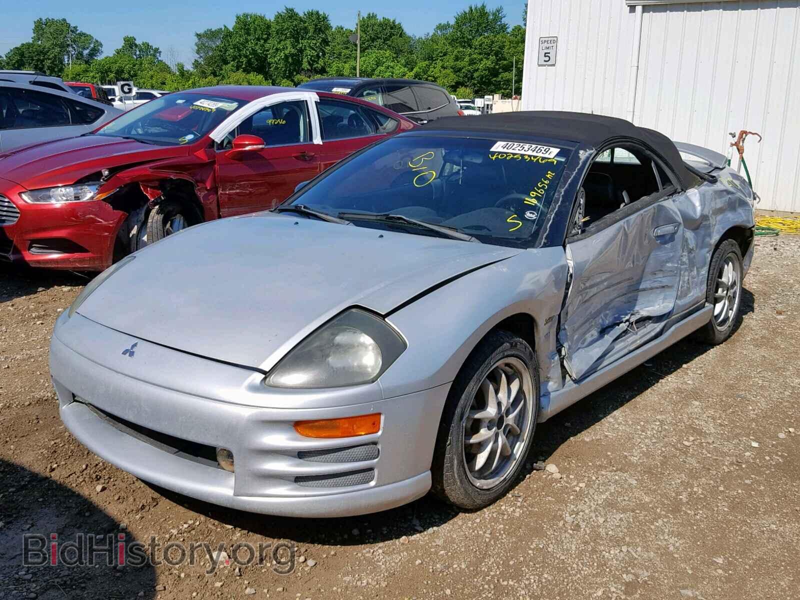 2002 MITSUBISHI ECLIPSE - VIN: 4A3AE85H12E076235 - Фото 2