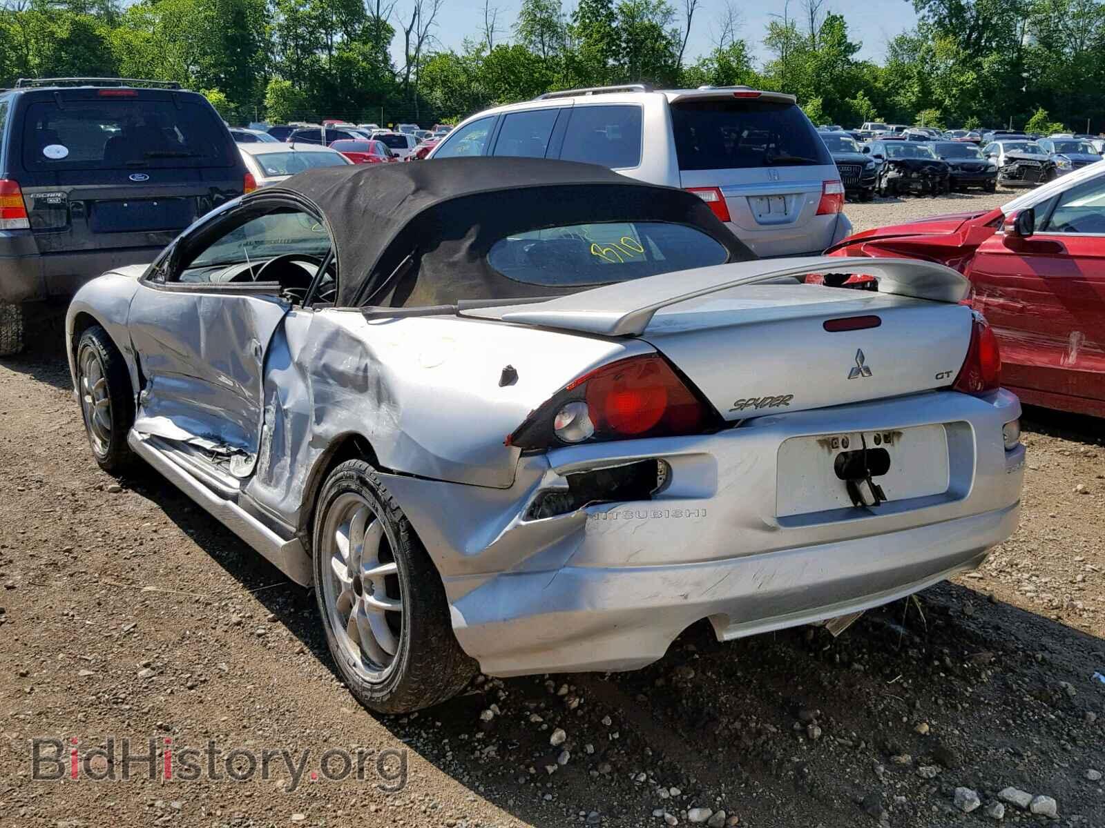 2002 MITSUBISHI ECLIPSE - VIN: 4A3AE85H12E076235 - Фото 3