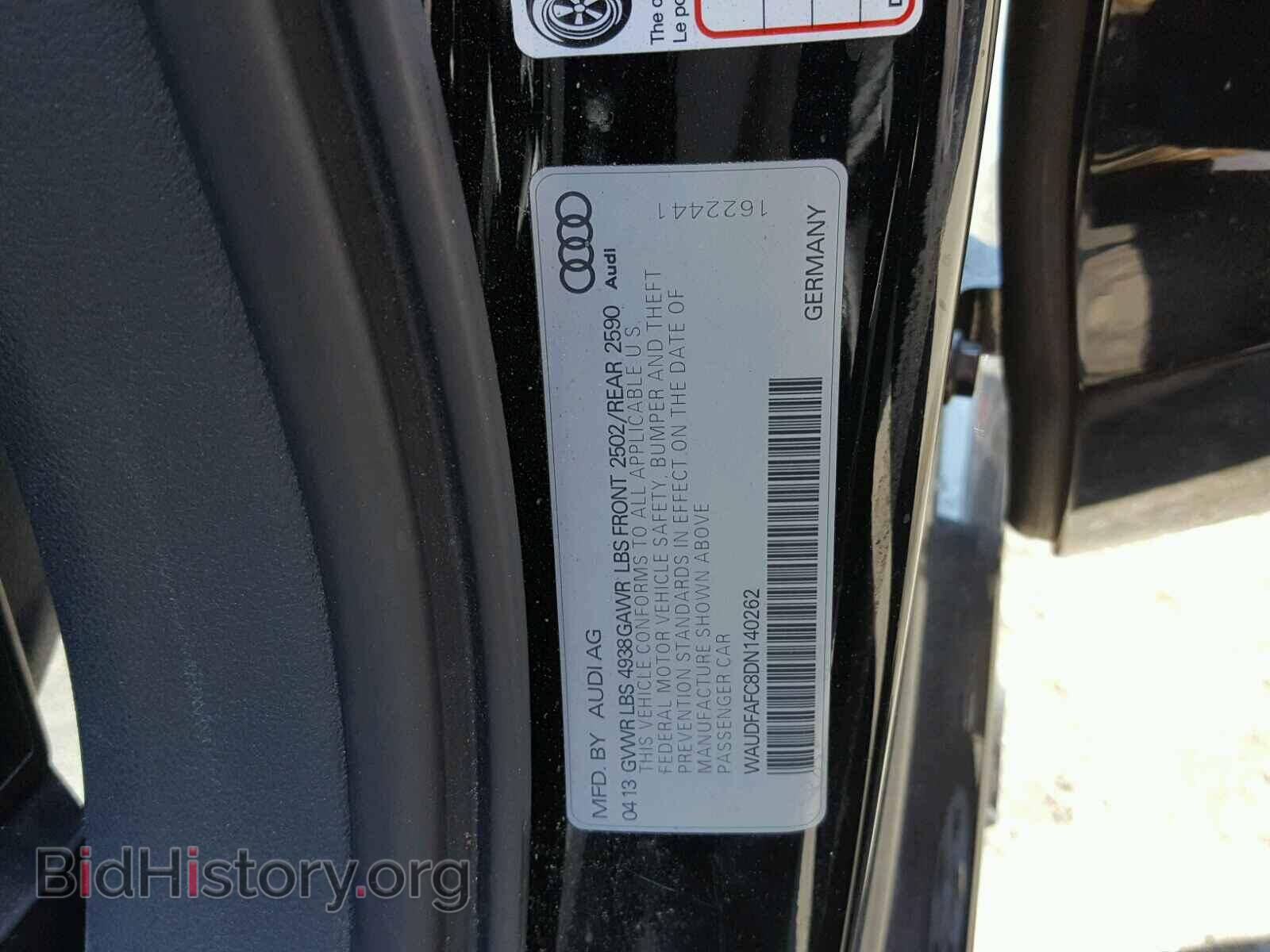 2013 AUDI A6 - VIN: WAUDFAFC8DN140262 - Фото 10