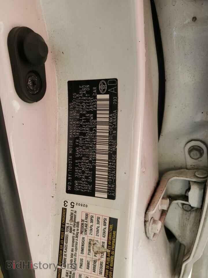 2006 TOYOTA COROLLA - VIN: 2T1BR30E46C573106 - Фото 12