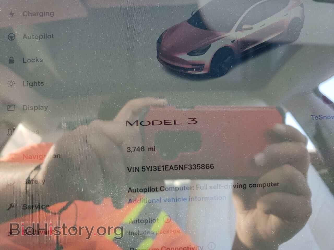 2022 TESLA MODEL 3 - VIN: 5YJ3E1EA5NF335866 - Фото 9