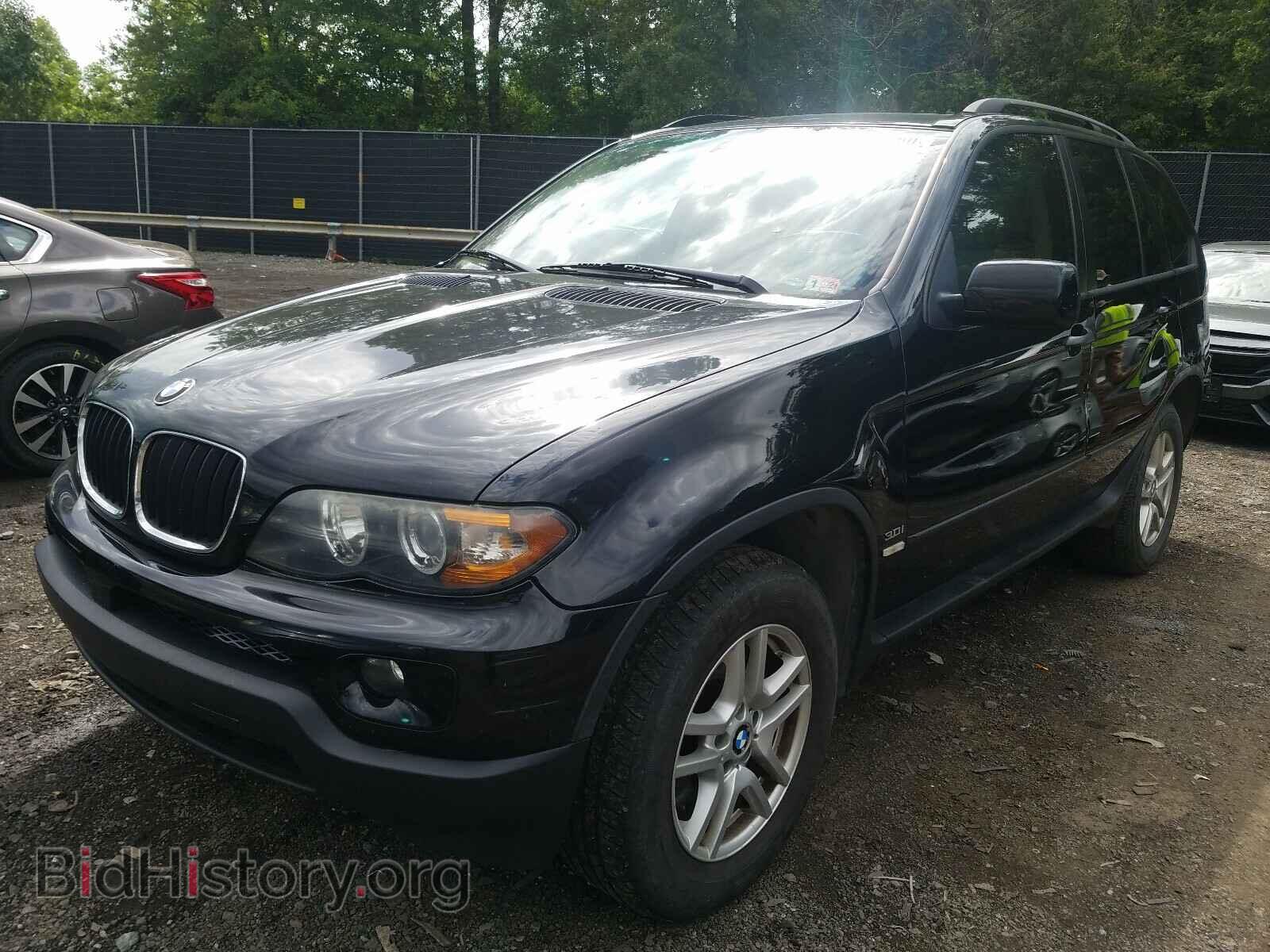2005 BMW X5 - VIN: 5UXFA13565LY09933 - Фото 2