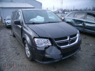 2011 Dodge CARAVAN Grand Cara, charcoal — VIN 2D4RN3DG4BR792022, Copart