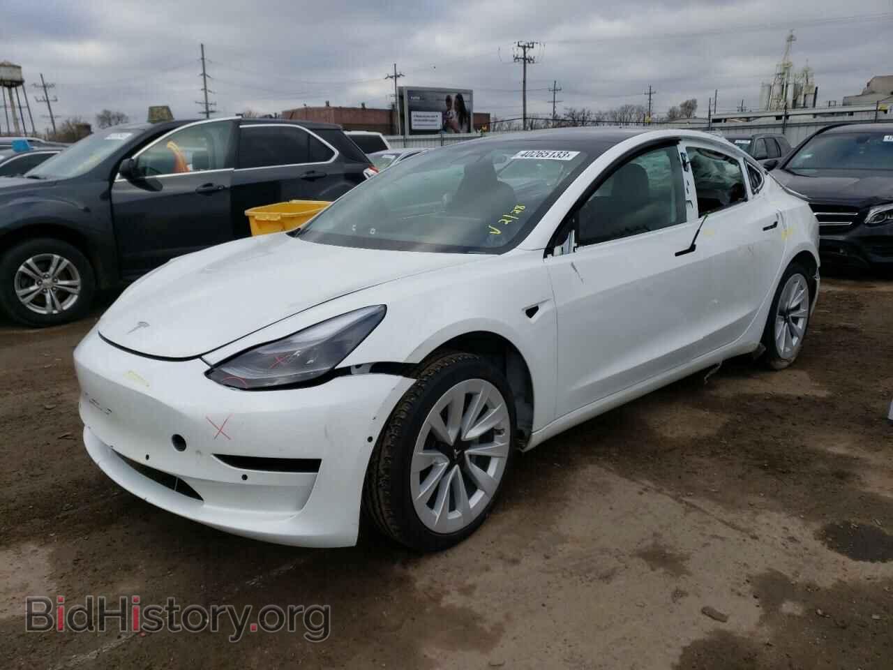 Photo 5YJ3E1EB2MF050744 - TESLA MODEL 3 2021