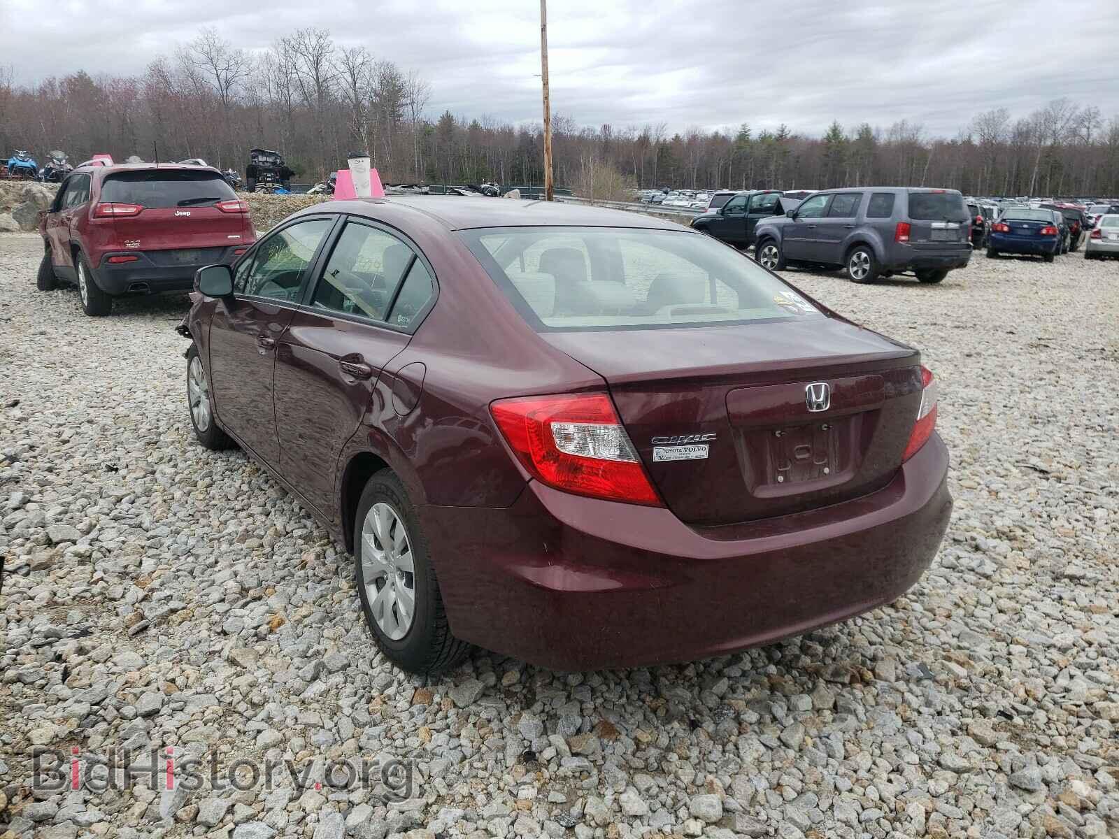 2012 HONDA CIVIC - VIN: JHMFB2F5XCS001165 - Photo 3