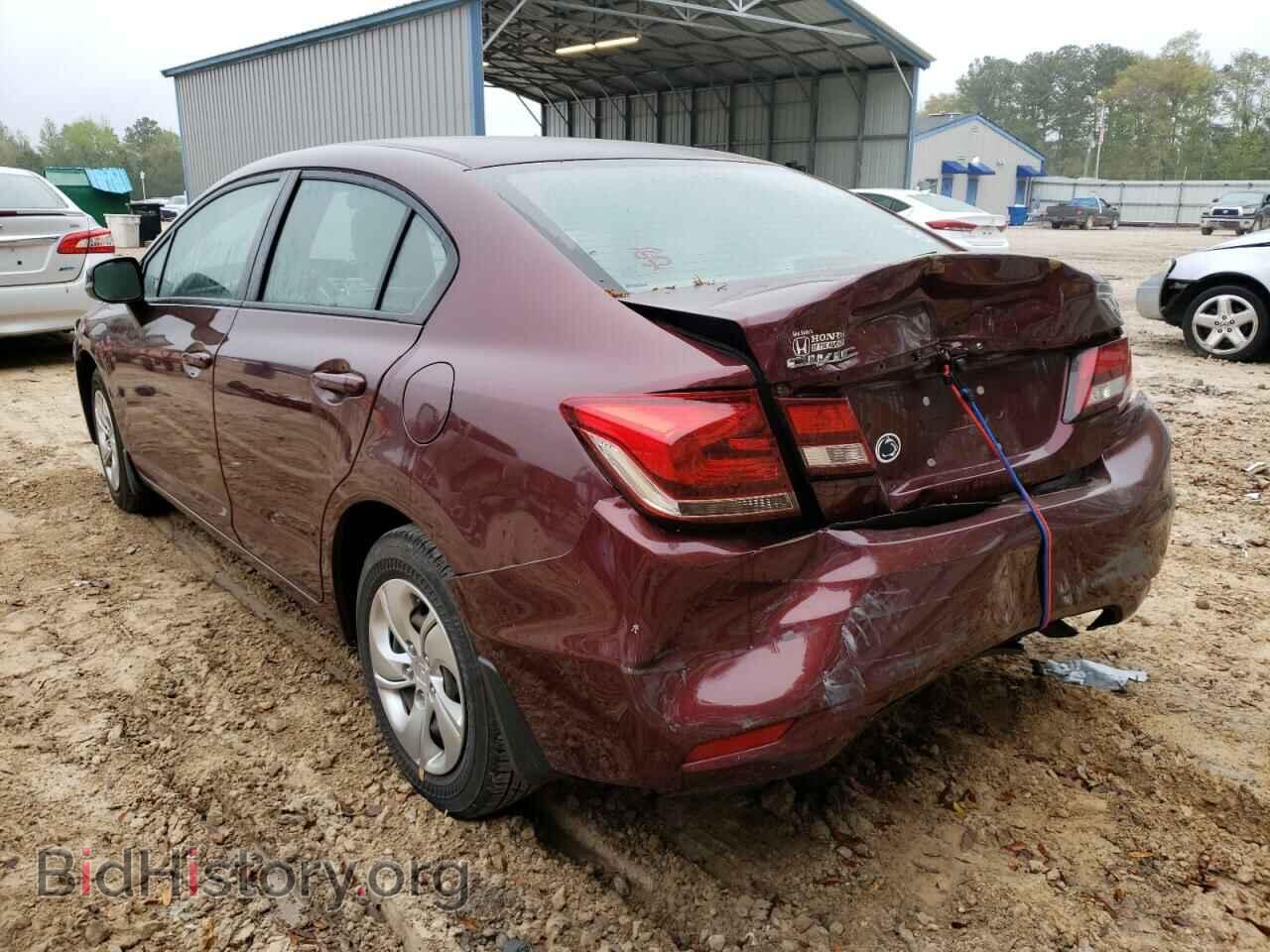 2013 HONDA CIVIC - VIN: 19XFB2F53DE039570 - Фото 3