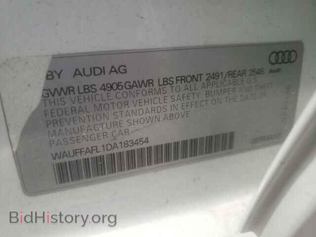 2013 AUDI A4 - VIN: WAUFFAFL1DA183454 - Photo 10