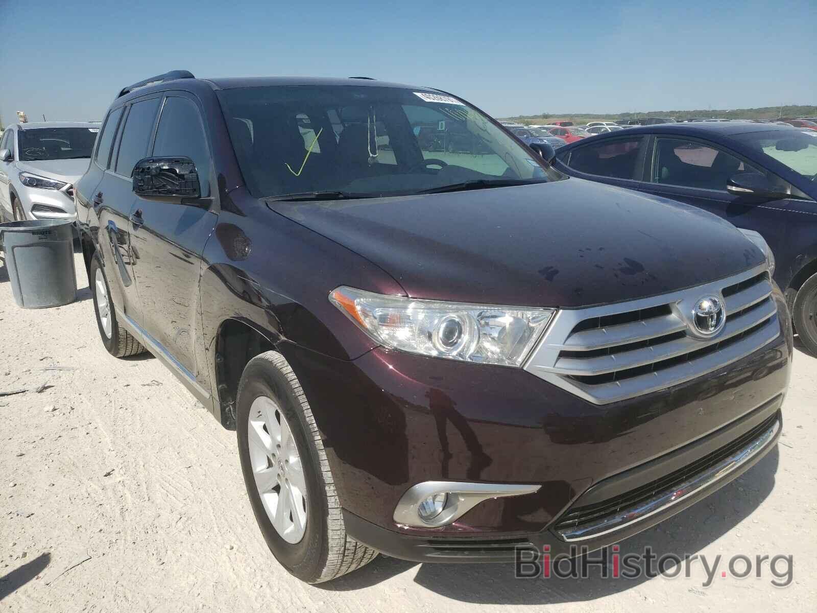 Фотография 5TDZK3EH4DS100462 - TOYOTA HIGHLANDER 2013