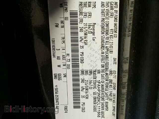 2012 FORD FOCUS - VIN: 1FAHP3M29CL111568 - Фото 10