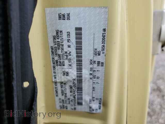 2010 FORD ECONOLINE - VIN: 1FDXE4FLXADA80910 - Фото 10