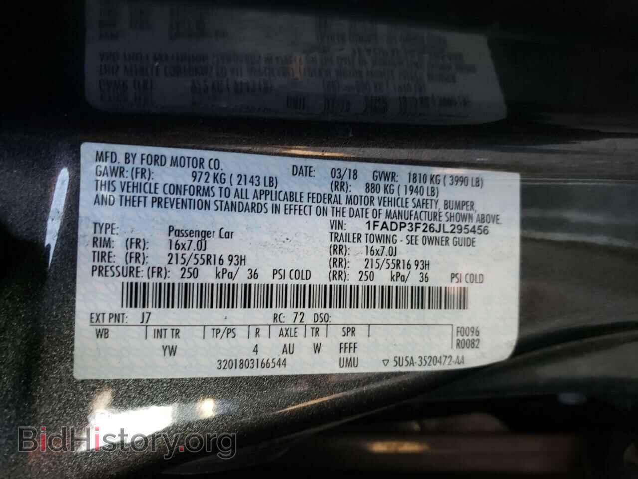 2018 FORD FOCUS - VIN: 1FADP3F26JL295456 - Photo 13