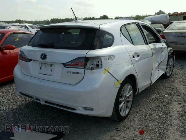 2012 LEXUS CT 200 - VIN: JTHKD5BH7C2048924 - Фото 4