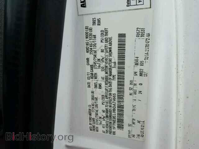 2011 FORD ECONOLINE - VIN: 1FTNE2EL0BDA74665 - Фото 10