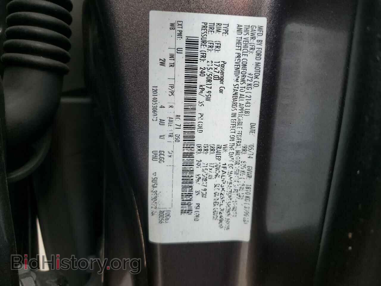 2014 FORD FOCUS - VIN: 1FADP3K25EL324909 - Фото 10
