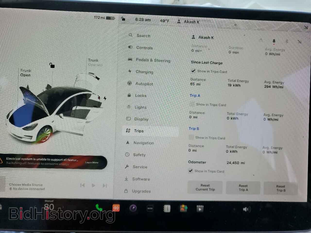 2019 TESLA MODEL 3 - VIN: 5YJ3E1EAXKF314667 - Фото 9