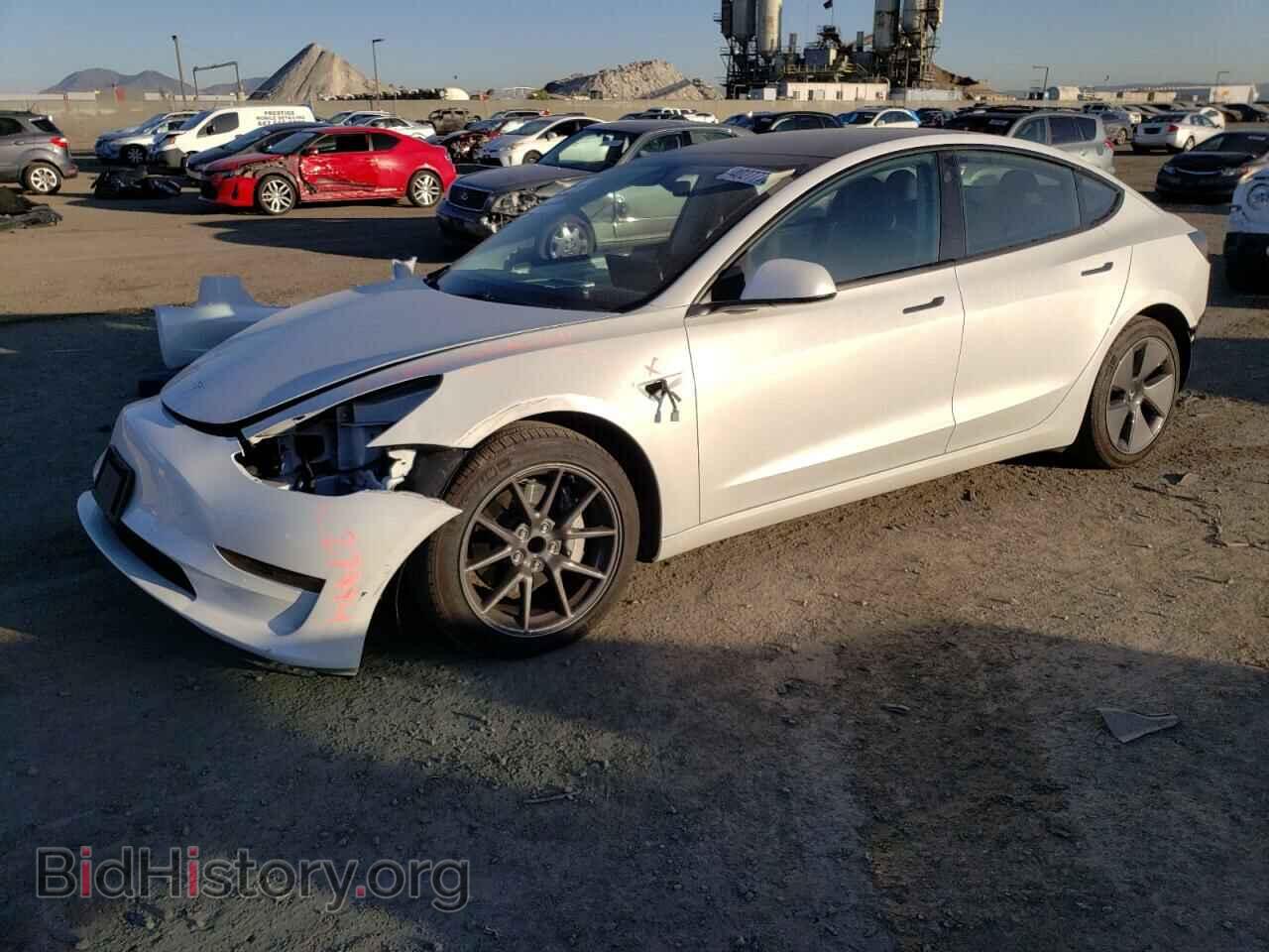 Photo 5YJ3E1EA5MF016580 - TESLA MODEL 3 2021