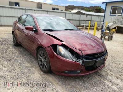 2015 Dodge DART DART SE, красный — VIN 1C3CDFAA9FD364192, Copart
