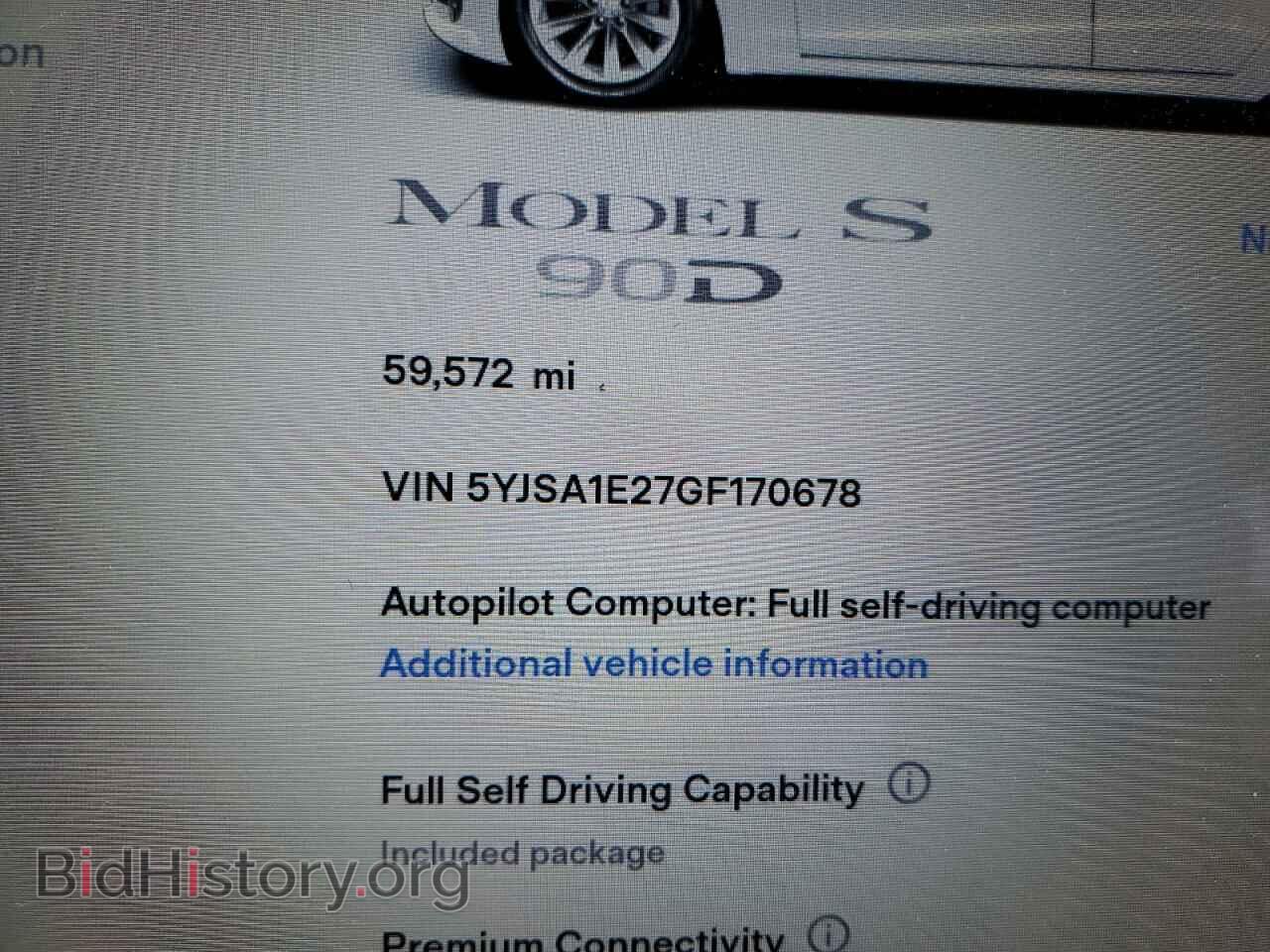 2016 TESLA MODEL S - VIN: 5YJSA1E27GF170678 - Photo 9
