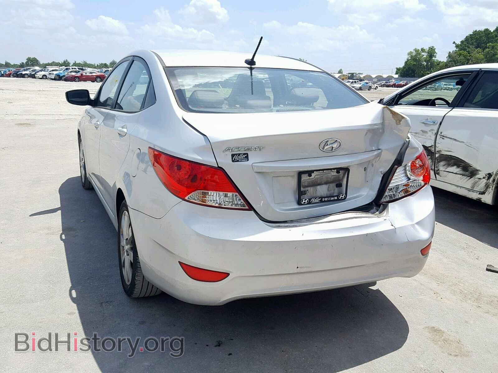 2013 HYUNDAI ACCENT - VIN: KMHCU4AEXDU398282 - Фото 3